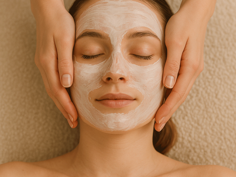 Klassische mobile Gesichtsbehandlung für ein klares Hautbild in Hünxe und Umgebung