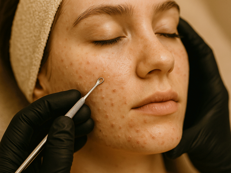 Klärende Gesichtsbehandlung bei Akne und unreiner Haut in Hünxe