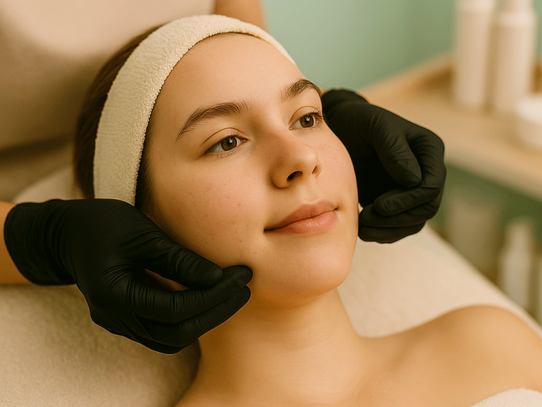 Teenager Gesichtsbehandlung bei unreiner Haut in Hünxe und Umgebung